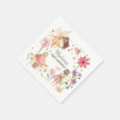 Fairy Party Enchanted Forest Garden Fairy Birthday Servet (Hoek)
