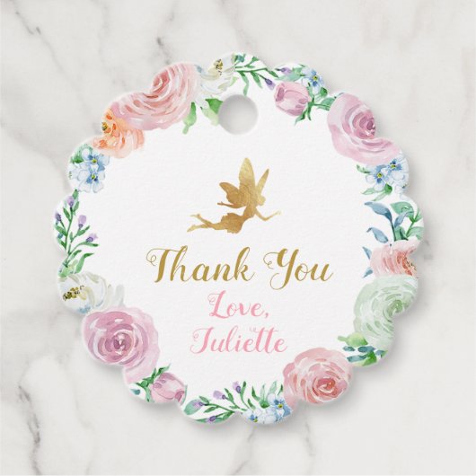 Fairy Party Favor Labels, Fairy Loot Labels (Voorkant)