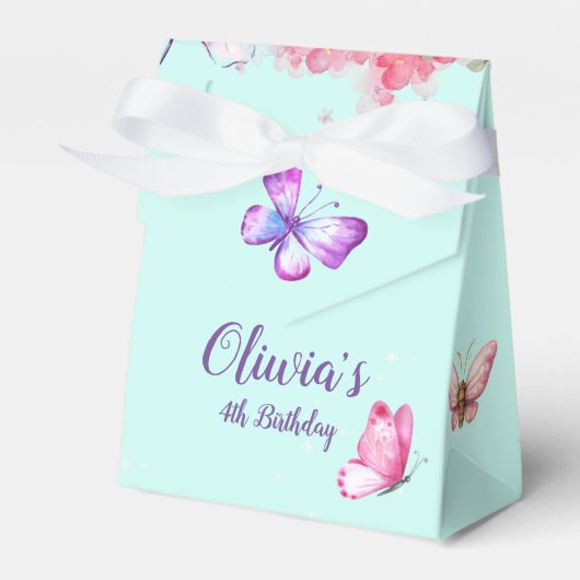 Fairy Party Garden Fairy Birthday Favor Box Bedankdoosjes (Voorkant Zijde)