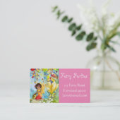 Fairy Party Planner Fairy parties business Visitekaartje (Staand voorkant)