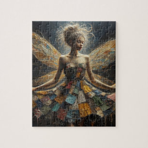 Fairy Patchwork jurk Legpuzzel