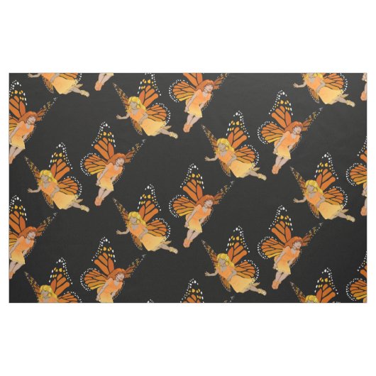 Fairy Pattern Fabrics van Faerie Art Fabric Butter Stof (Fat Quarter)