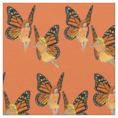 Fairy Pattern Fabrics van Faerie Art Fabric Butter Stof (Close Up)