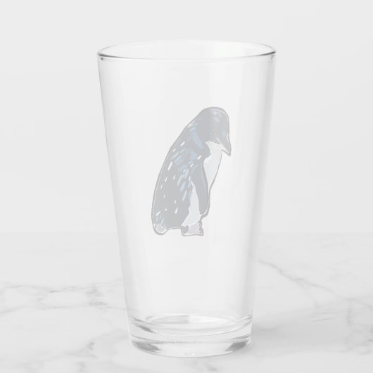 Fairy Penguin - Glass Tumbler (Achterkant)