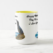 Fairy Penguin Moederdag Design Mok (Midden)