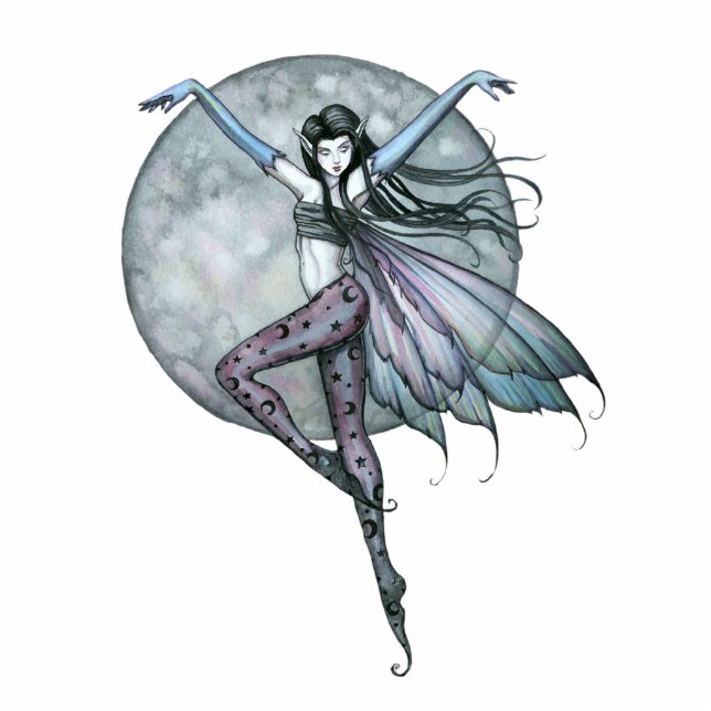 Fairy Photo Sculpture Ornament van Molly Harrison Staand Fotobeeldje (Voorkant)