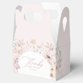 Fairy Pink Floral Meisjes Verjaardag Bedankdoosjes (Geopend)