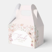 Fairy Pink Floral Meisjes Verjaardag Bedankdoosjes (Voorkant Zijde)