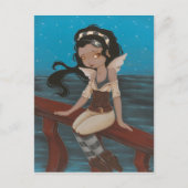 fairy pirate ship sea Post Card Briefkaart (Voorkant)
