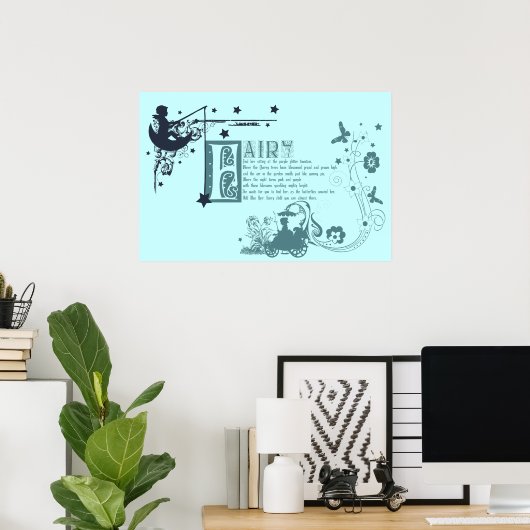 Fairy Poem Poster (Thuiskantoor)