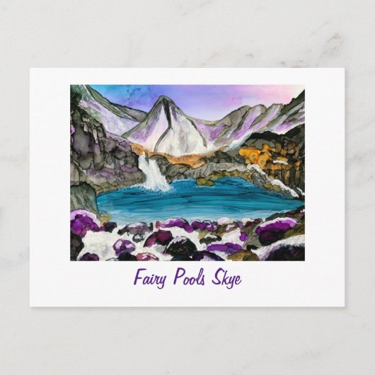 Fairy Pools Skye Scotland  Briefkaart (Voorkant)