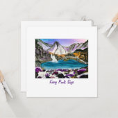 Fairy Pools Skye Scotland Kaart (Voorkant / Achterkant in situ)