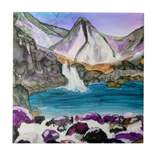 Fairy Pools Skye Scotland    Tegeltje (Voorkant)