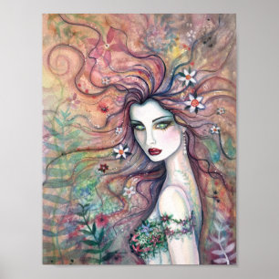 Fairy Poster Godin van Flowers Molly Harrison