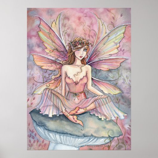 Fairy Poster Print door Molly Harrison (Voorkant)