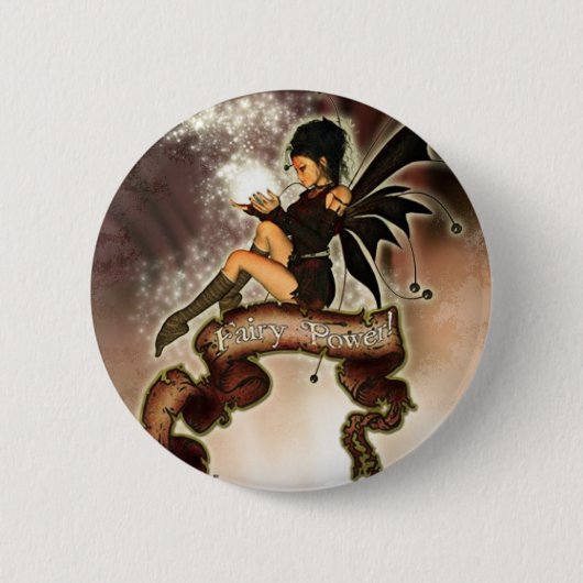 Fairy Power! Ronde Button 5,7 Cm (Voorkant)