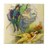 Fairy Prince en Princess Tile Tegeltje (Voorkant)