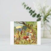 Fairy Prince en Thumbelina in het Magic Forest Briefkaart (Staand voorkant)