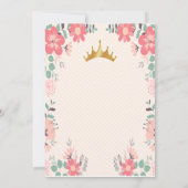 Fairy Princess 1st Birthday Kaart (Achterkant)