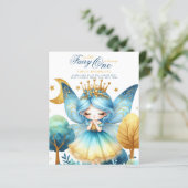 Fairy Princess 1st Birthday of EDIT AGE Blauwgroen (Staand voorkant)