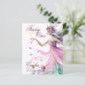 Fairy Princess 1st Birthday of EDIT AGE Blauwgroen (Staand voorkant)