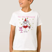 Fairy Princess 4th Birthday T-shirt (Voorkant)
