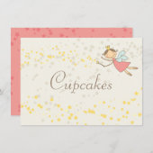 Fairy Princess Birthday Party Decor Table Kaart (Voorkant / Achterkant)