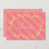 Fairy Princess Birthday Party Decor Table Sign 2 Kaart (Voorkant / Achterkant)