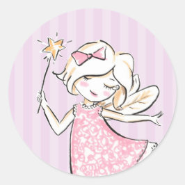 Fairy Princess Birthday Party Sticker