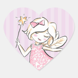 Fairy Princess Birthday Party Sticker