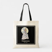 Fairy Princess Bridal Dress Mode Illustratie Tote Bag (Achterkant)