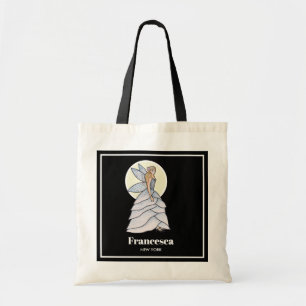 Fairy Princess Bridal Dress Mode Illustratie Tote Bag