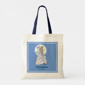 Fairy Princess Bridal Dress Mode Illustratie Tote Bag (Achterkant)