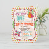 Fairy Princess & Butterfly Verjaardagsfeest Kaart (Staand voorkant)