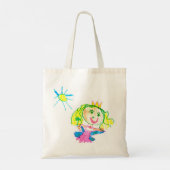Fairy Princess Canvas tas (Achterkant)