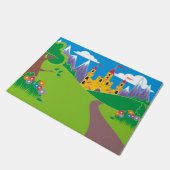  Fairy Princess Castle Deurmat (Schuin)