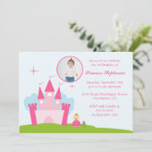 Fairy princess castle kaart (Staand voorkant)