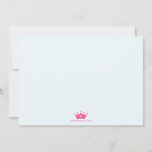 Fairy princess castle kaart (Achterkant)