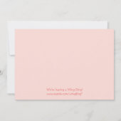  Fairy Princess Cupcake Birthday Party Kaart (Achterkant)