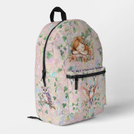 Fairy Princess Custom Bedrukte Rugzak