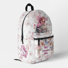 Fairy Princess Custom Bedrukte Rugzak