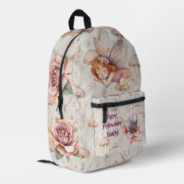 Fairy Princess Custom Bedrukte Rugzak