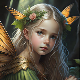 Fairy Princess - Decoupage - Whimsical Tissuepapier