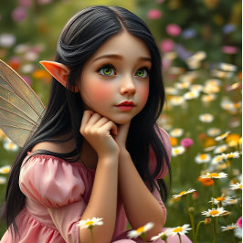 Fairy Princess - Decoupage - Whimsical Tissuepapier