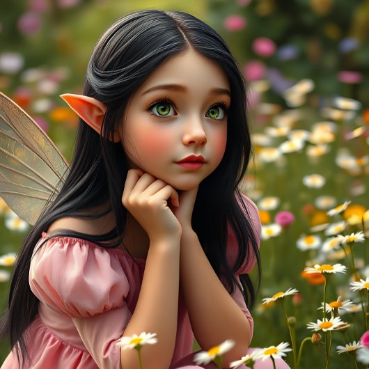 Fairy Princess - Decoupage - Whimsical Tissuepapier