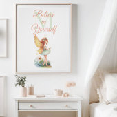 Fairy Princess Enchanted Monogram Inspirerend Perfect Poster