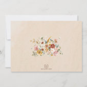 Fairy Princess Flower Garden Girls Birthday Foto Kaart (Achterkant)