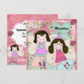 Fairy Princess Gepersonaliseerd Birthday Invitatio Kaart (Voorkant / Achterkant)