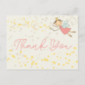 Fairy Princess Girl Birthday Dank je Briefkaart (Voorkant)