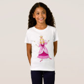 Fairy Princess Girls T-shirt (Voorkant volledig)